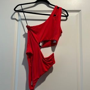 Forever 21 Cut Out Bodysuit